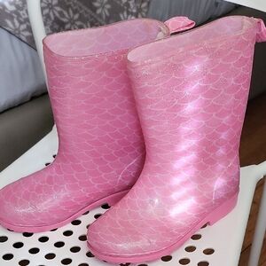Capelli of New York Pink Kids Rain Boots